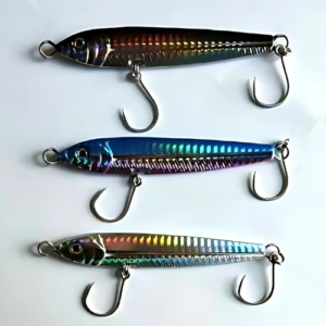 3 x Pcs Metal Lead Fishing Jig 40g/60g 3 Colors Combination Fishing Lures